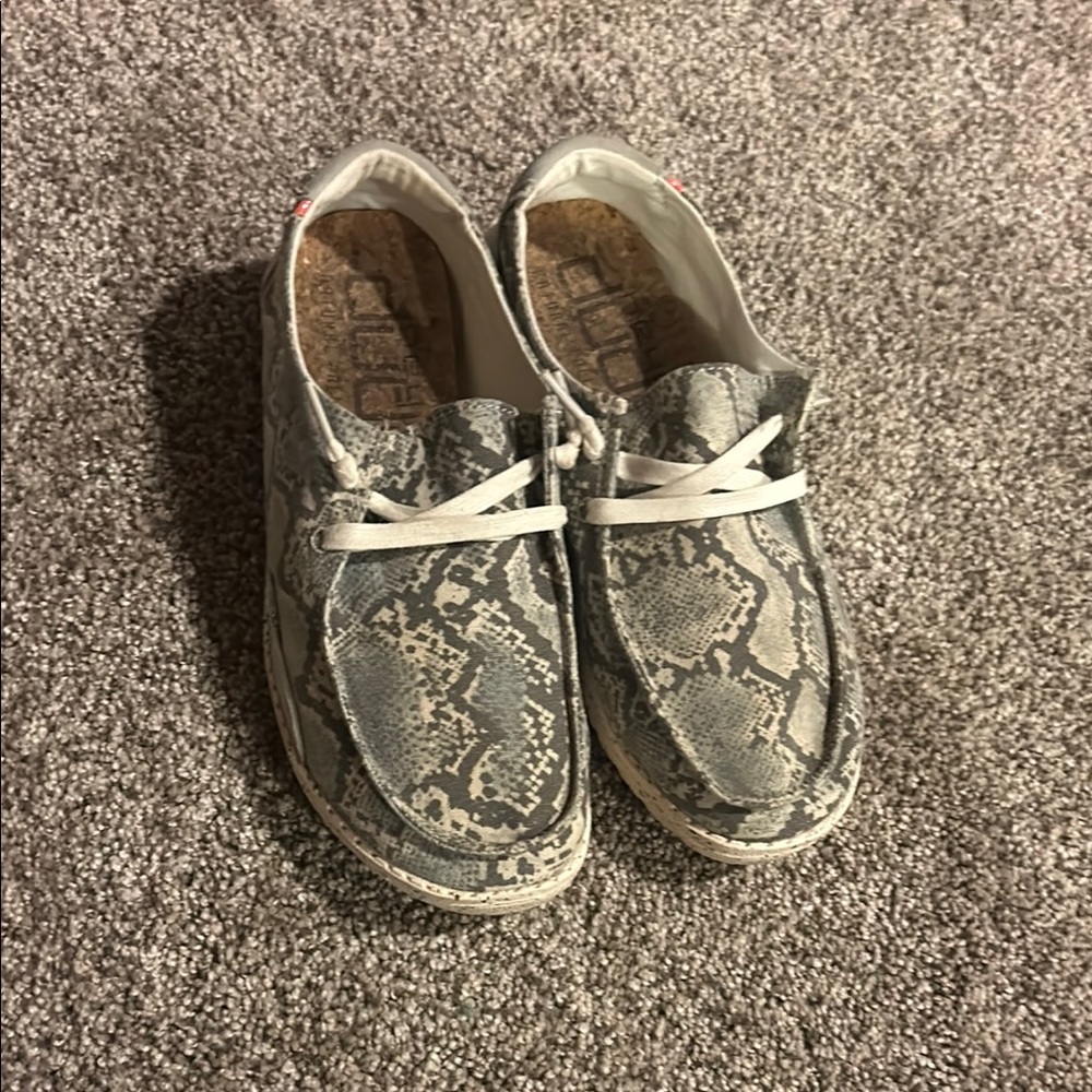 Hey Dude Snake Print Shoes
